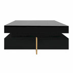 Table basse design laquée avec 4 tiroirs