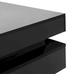 Table basse design laquée avec 4 tiroirs