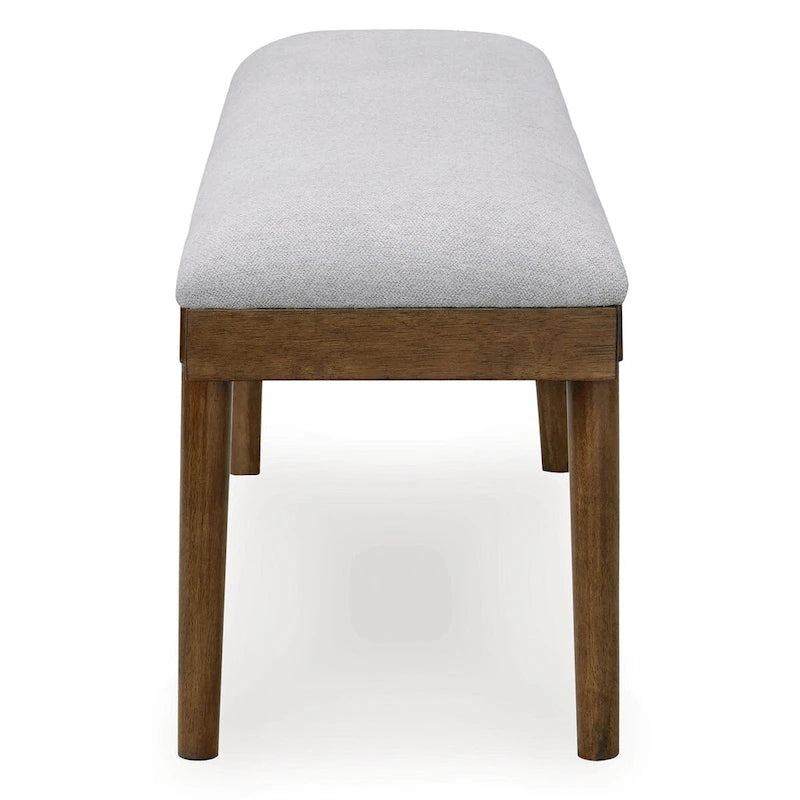 Banc de salle à manger capitonné Lyncott Gris/Marron 59 de Signature Design - 59,25 L x 15,13 P x 19,75 H
