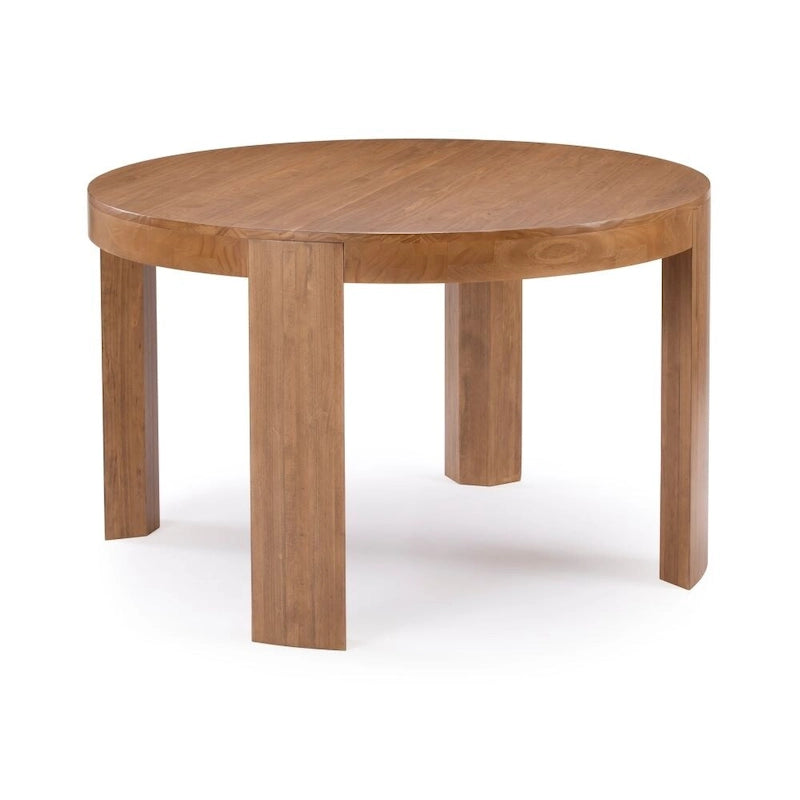 Table de salle à manger ronde Contour en bois massif - 47