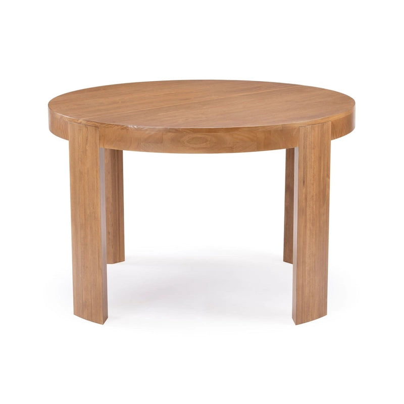 Table de salle à manger ronde Contour en bois massif - 47