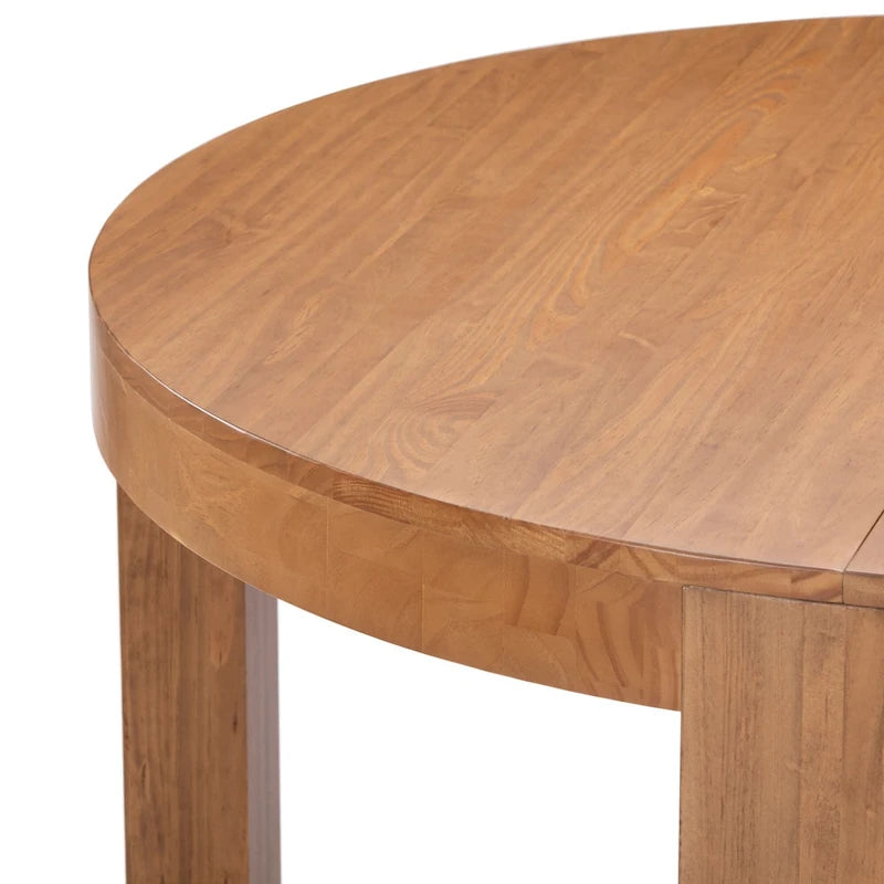 Table de salle à manger ronde Contour en bois massif - 47