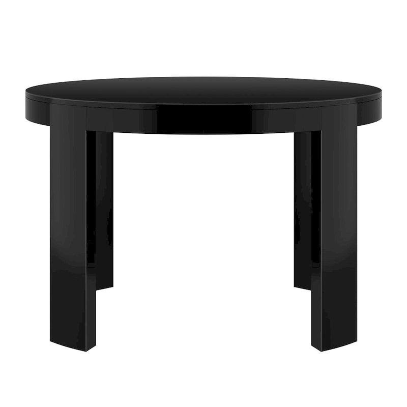 Table de salle à manger ronde Contour en bois massif - 47