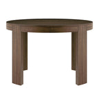 Table de salle à manger ronde Contour en bois massif - 47