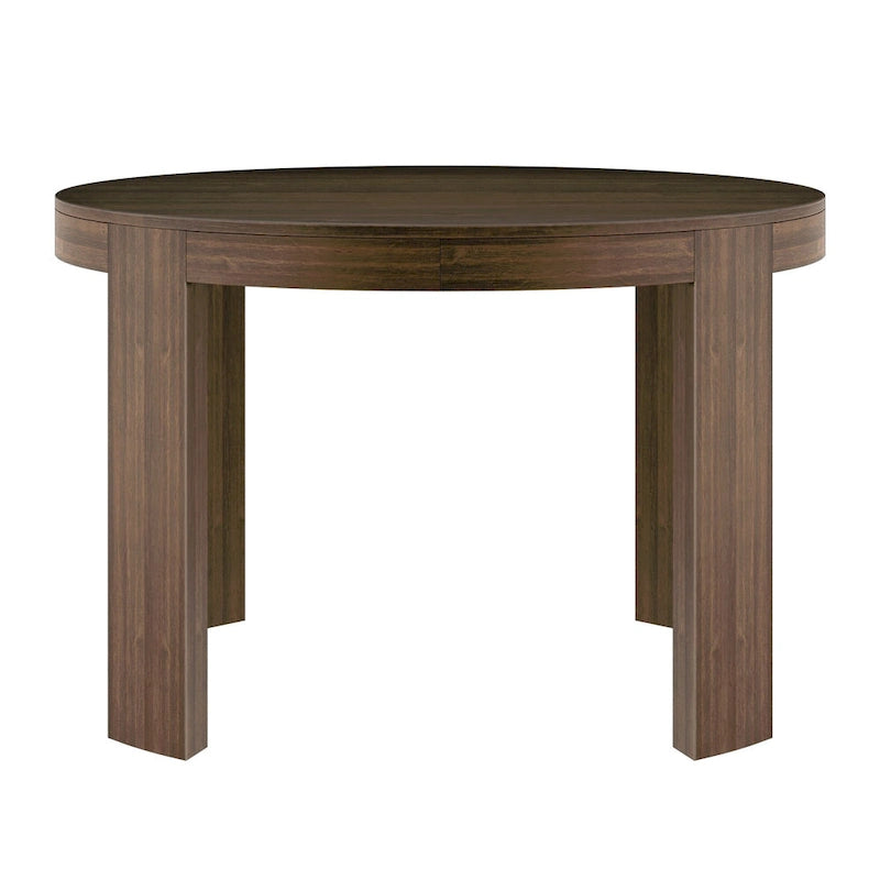 Table de salle à manger ronde Contour en bois massif - 47