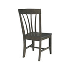 Lot de 2 chaises Soma Fanback en bois massif