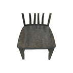 Lot de 2 chaises Soma Fanback en bois massif